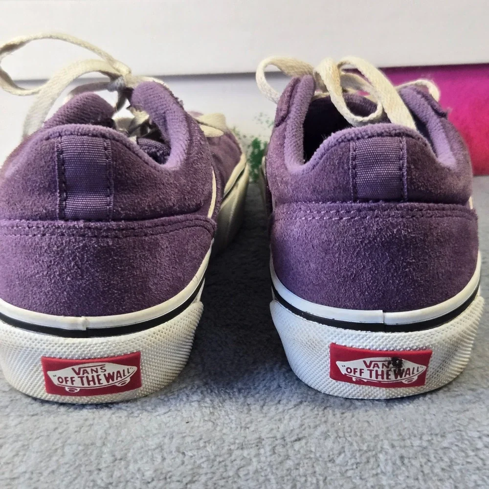 Vans Missy Purple Suede Low Top Platform Sneakers Kids Size‎ 3.0 721356